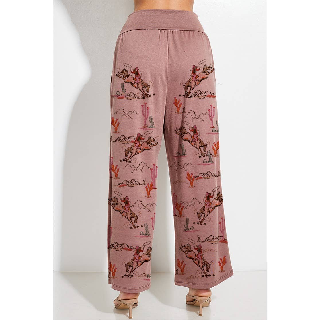 Cowgirl crop tank top and maximized pants set