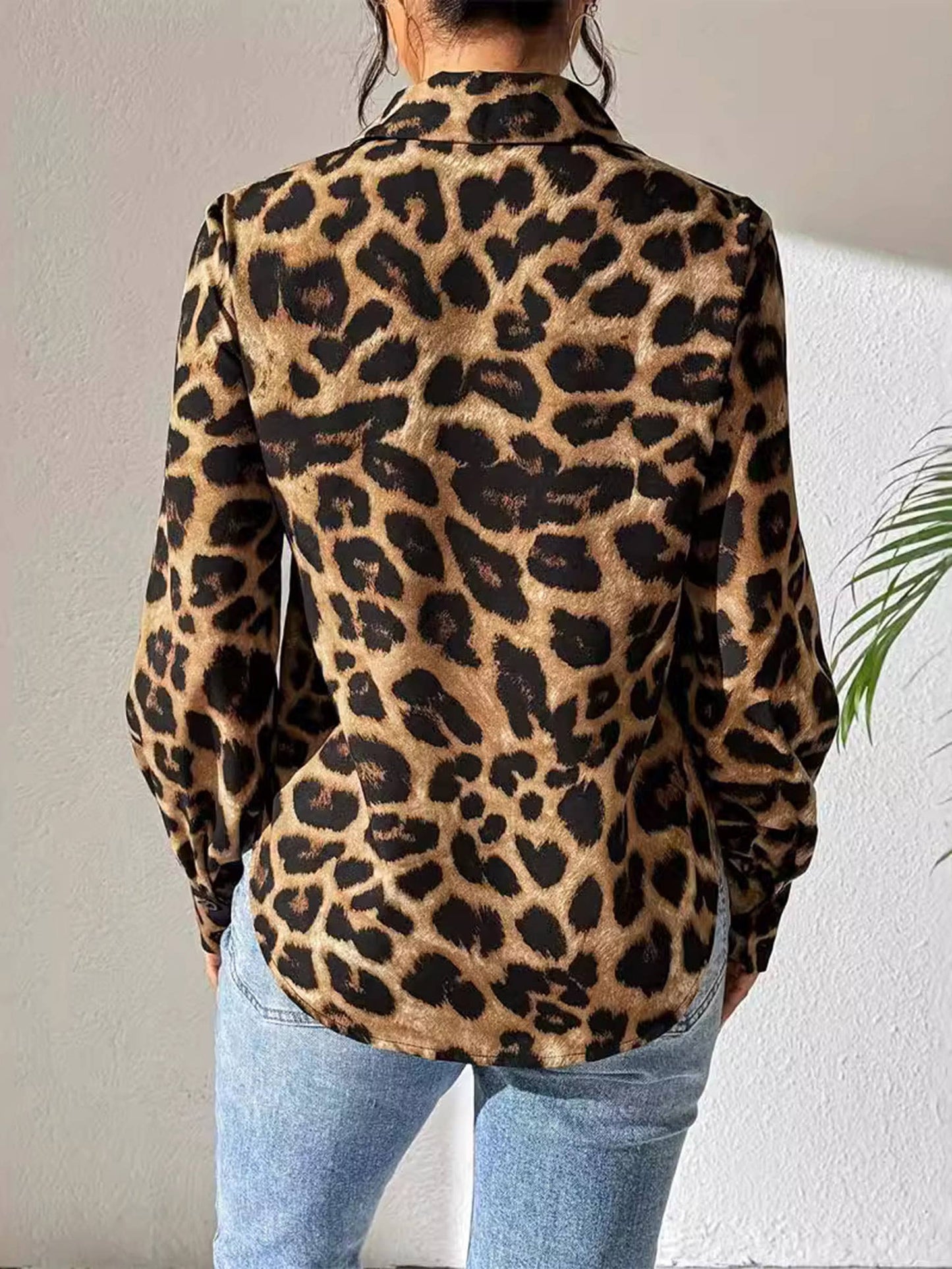 Fashion Leopard Print Shirt