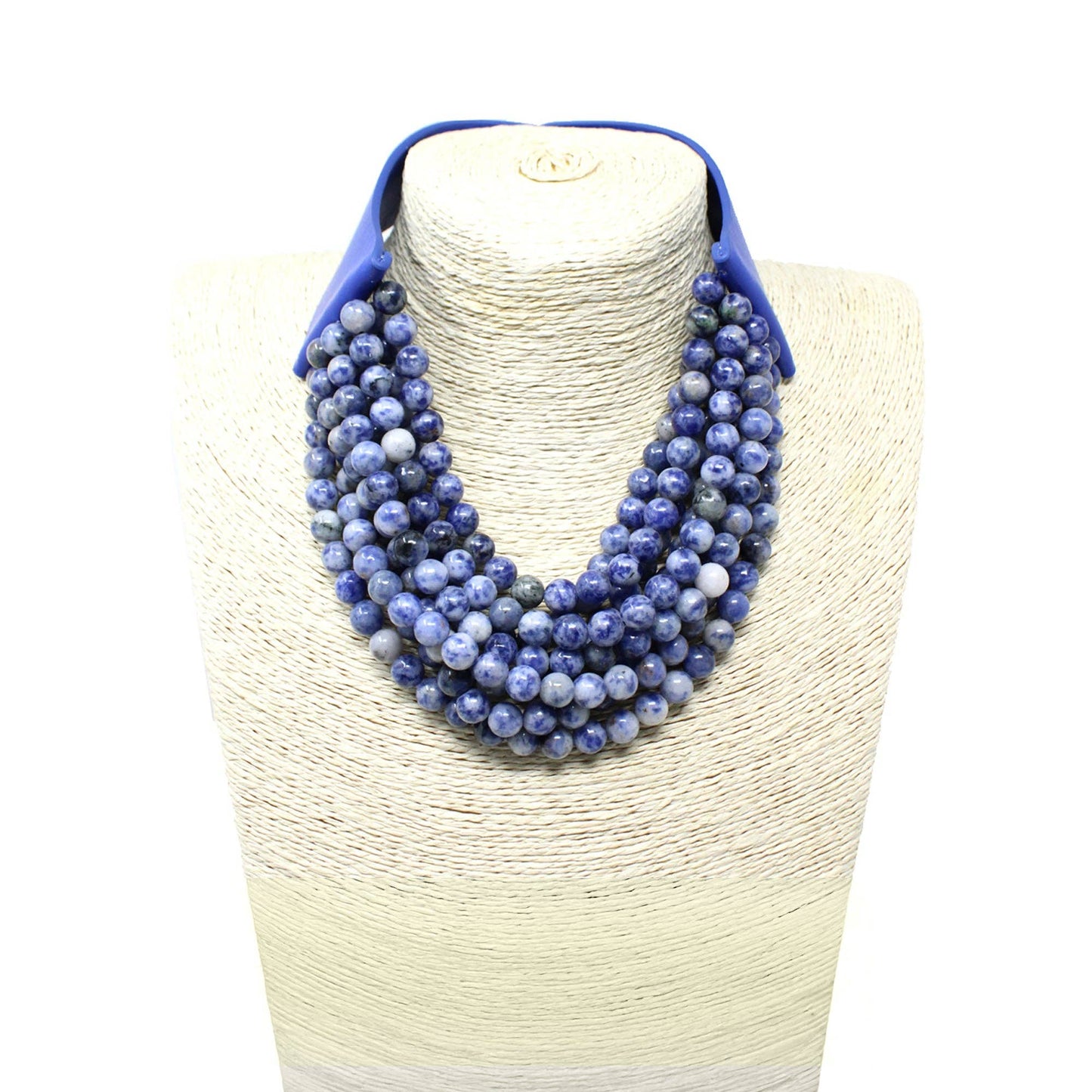 Natural Stone Statement Necklace