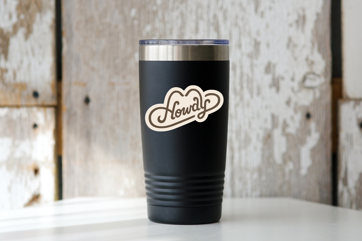 Howdy Sticker - wyoming, colorado, texas, idaho, montana