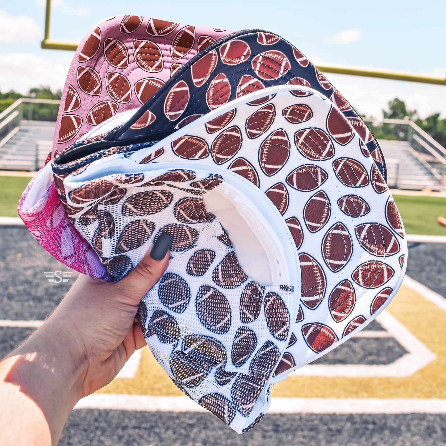 Football Mesh Back Foam Trucker Cap