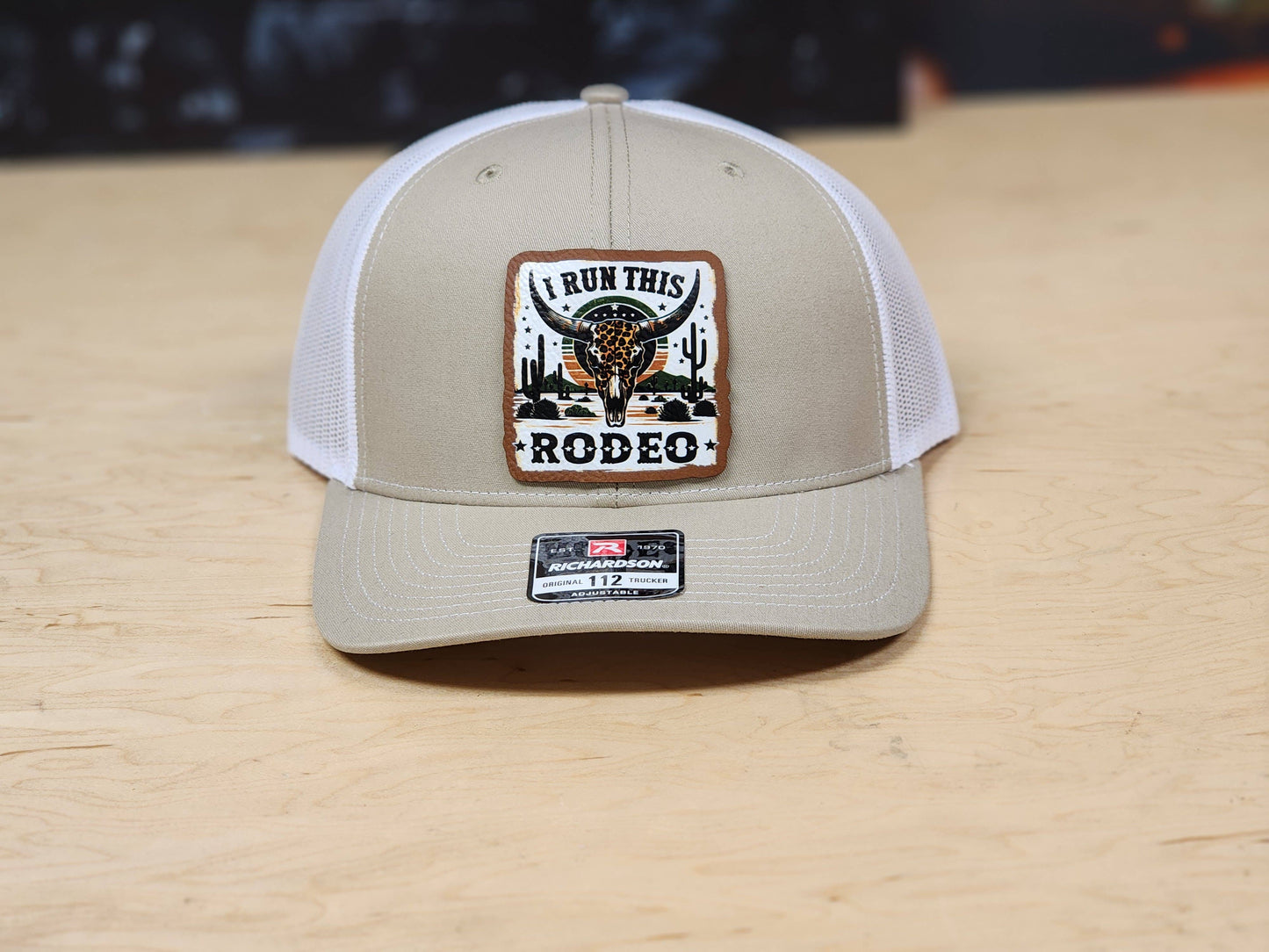 Rodeo Mesh Snapback Hat, Richardson 112, UV Printed Patch