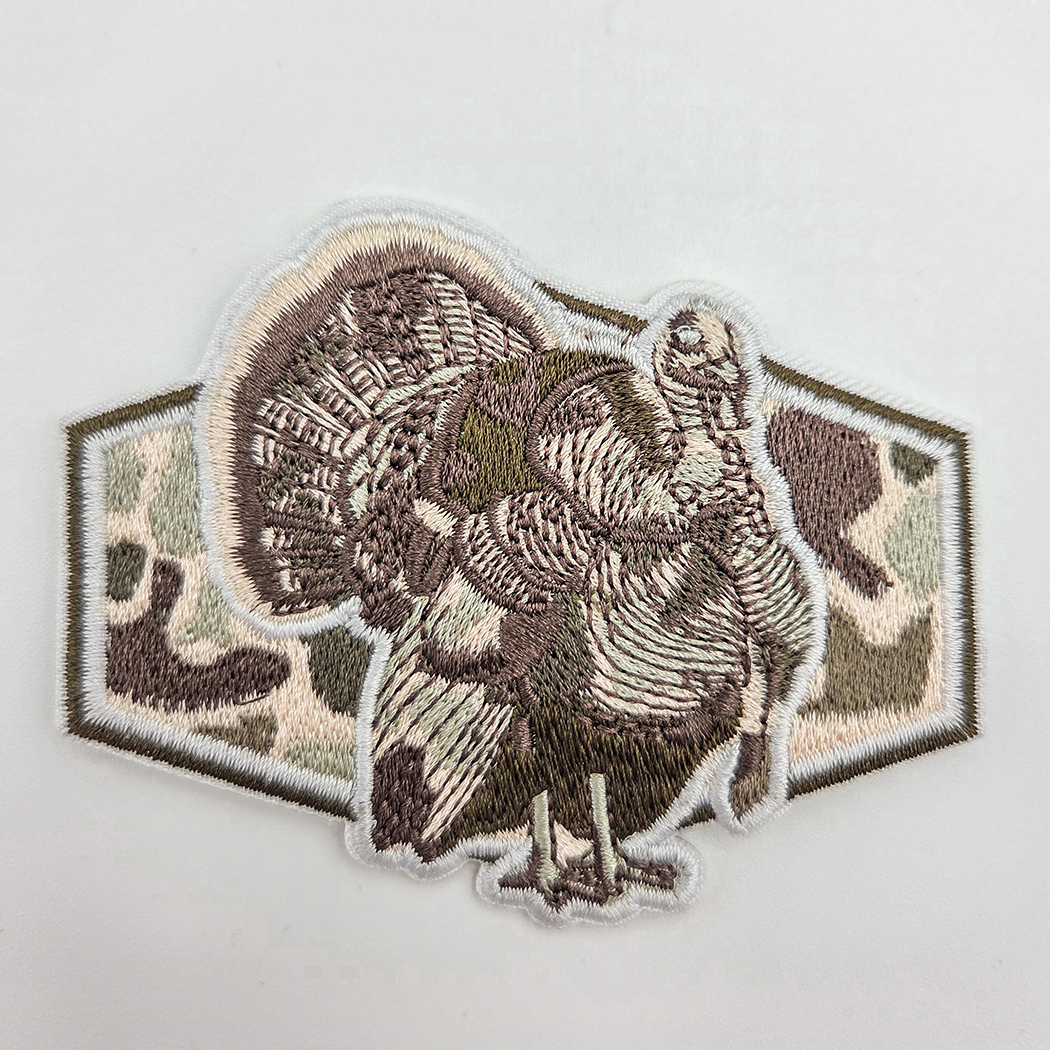 Turkey Hunting Embroidered HAT/POCKET Patch