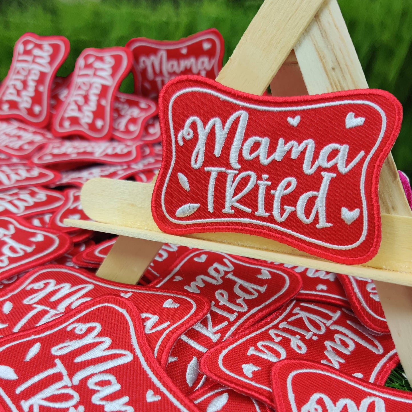 Mama tried embroidered patch