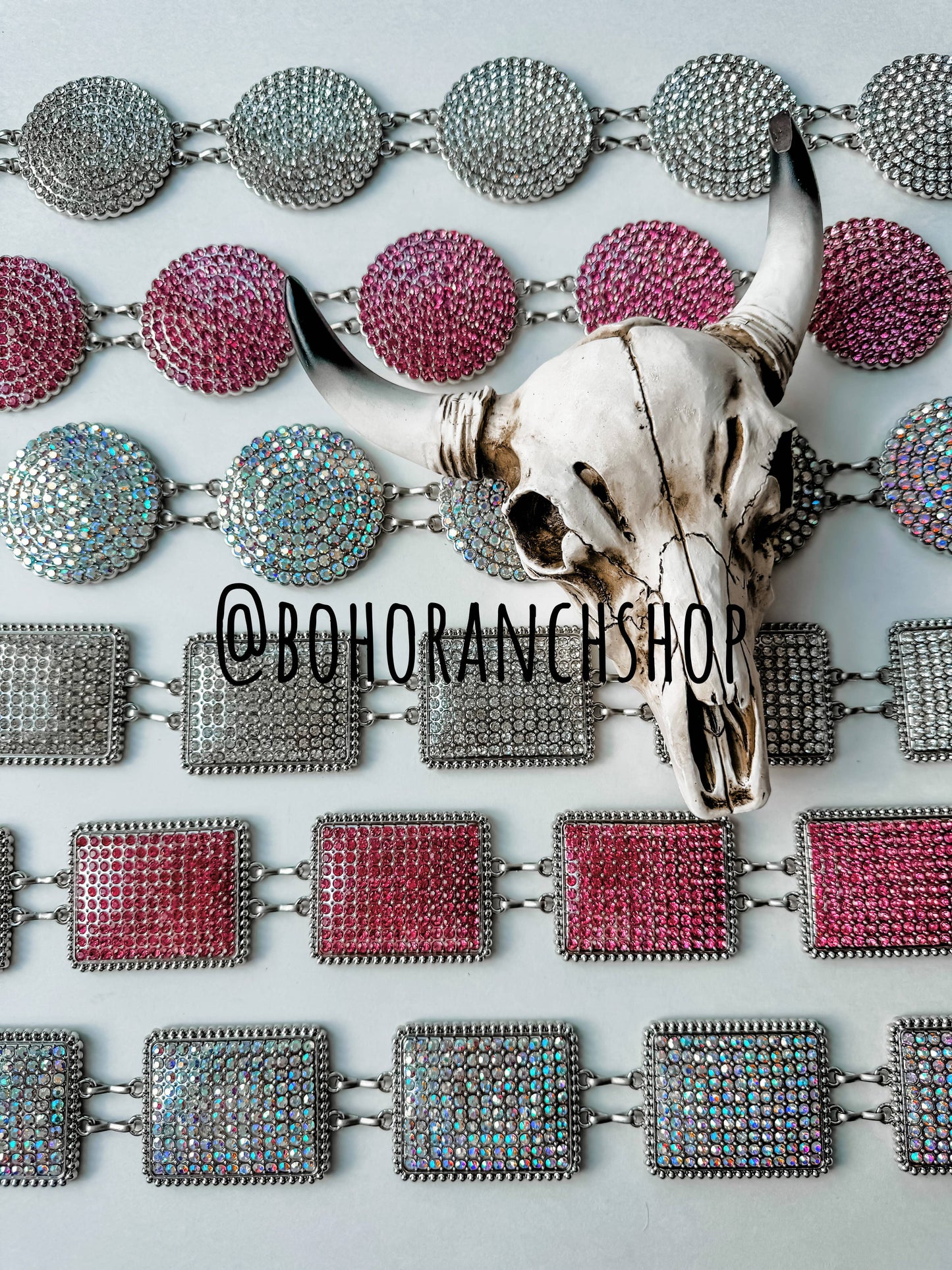 Bling Statement Western Chain Belt