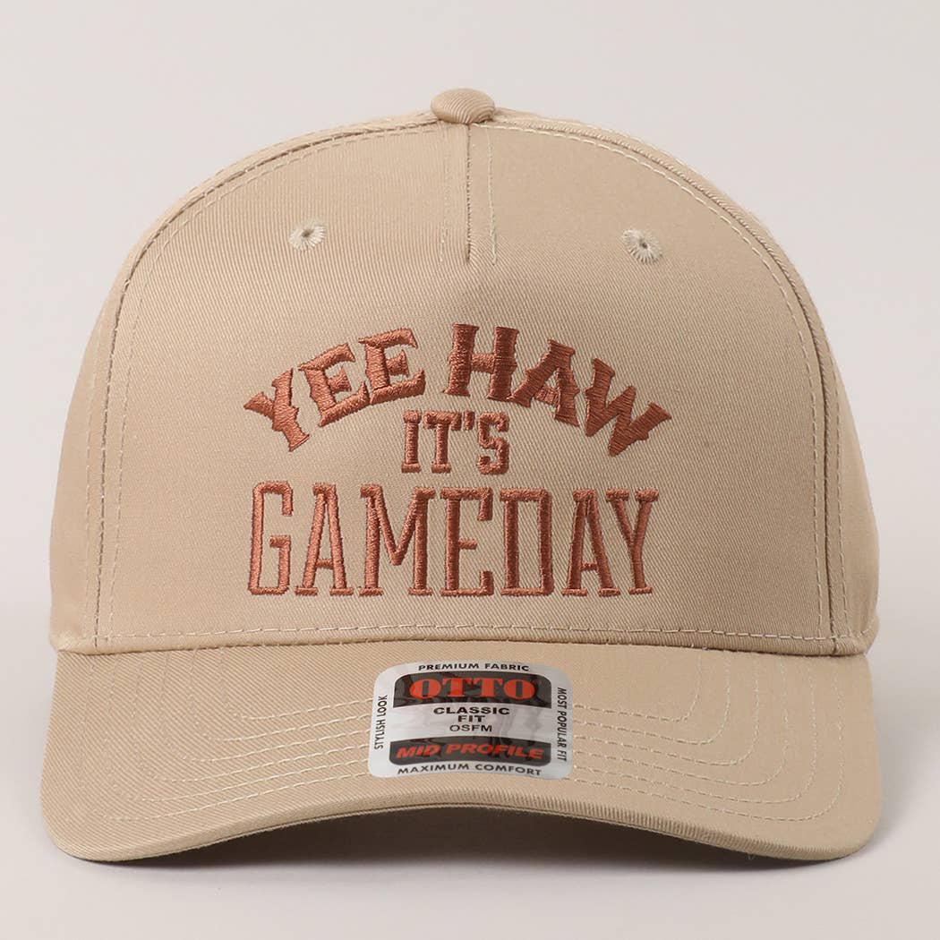YEE HAW IT'S GAMEDAY Embroidered Trucker Hat