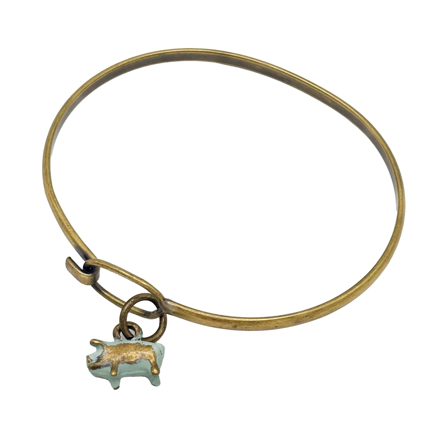 Pig Charm Bracelet, Necklace, or Charm Only