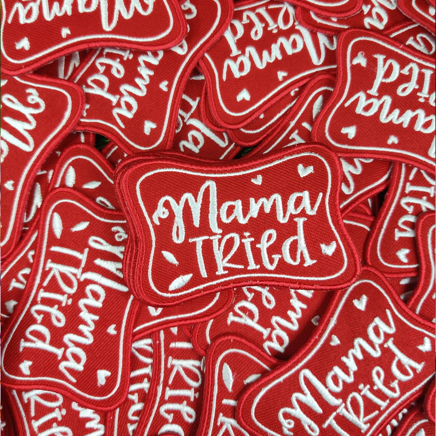 Mama tried embroidered patch