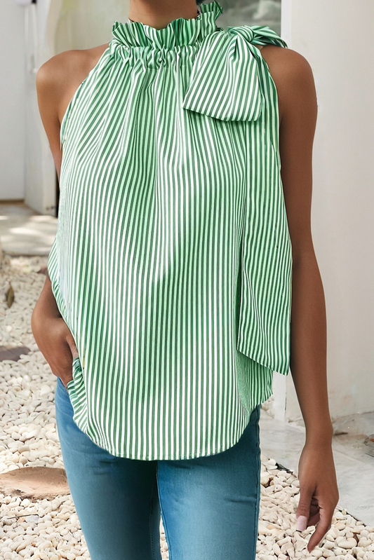 LDC Tied Knot Frilled Collar Sleeveless Top