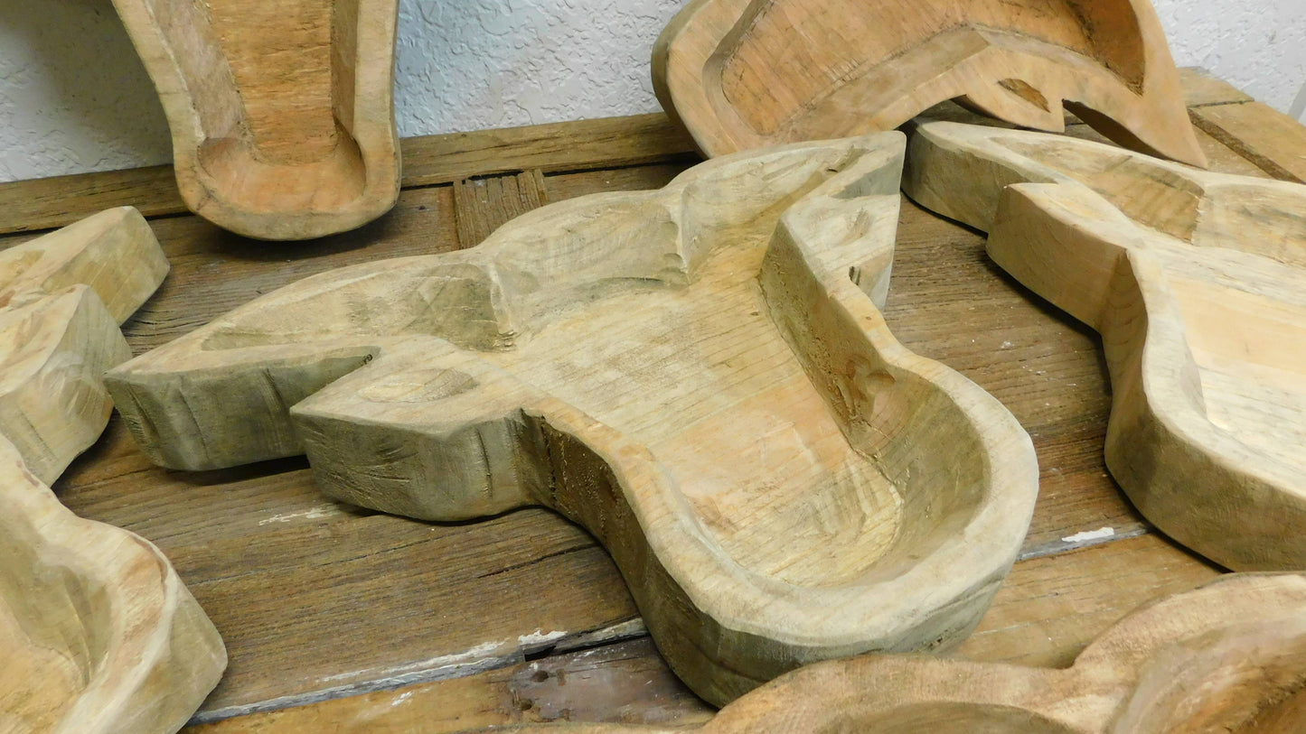 Great Buy-Longhorn Dough Bowl-10x18 in-Large-Unfinished
