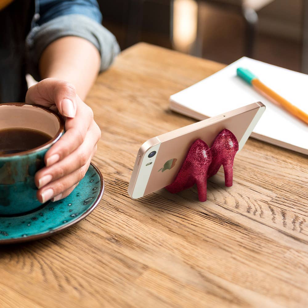 Pumped up - Phone Stand - Ruby Glitter