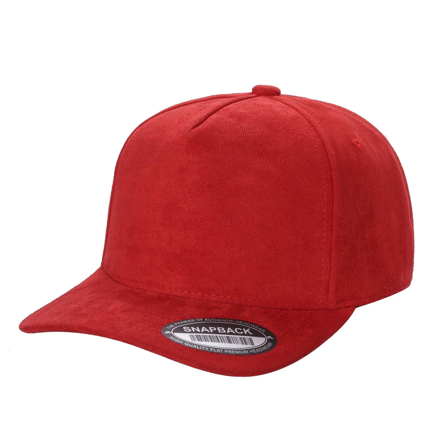 Dozen Solid Color Suede Snapback Hats