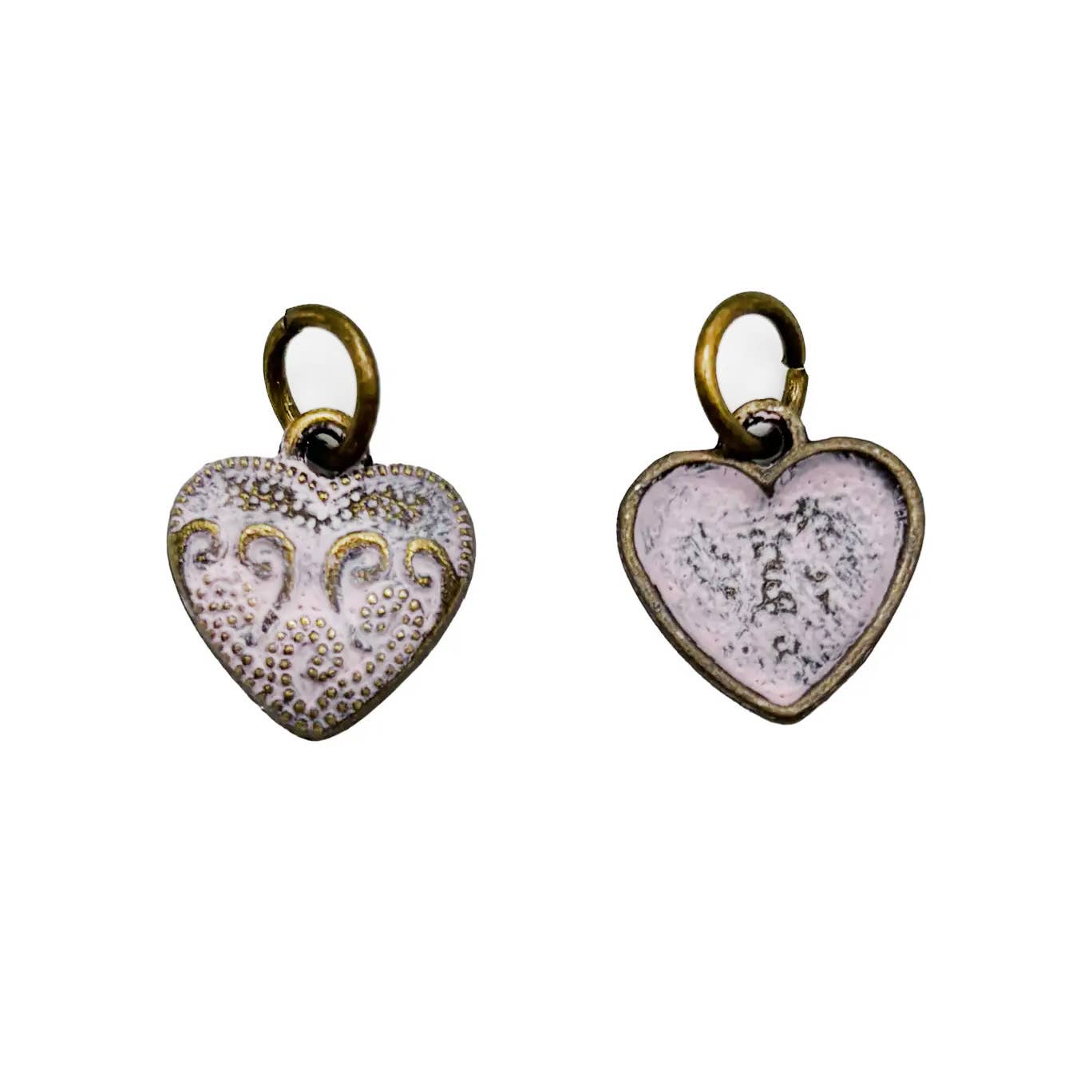 Vintage Heart Charm (available with bracelet or necklace)