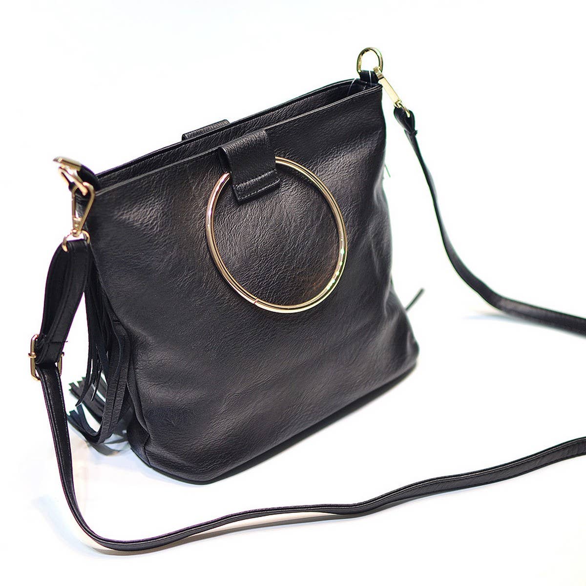 CWAB4544_IRREGULAR TASSEL HANDBAG SHOULDER BAG