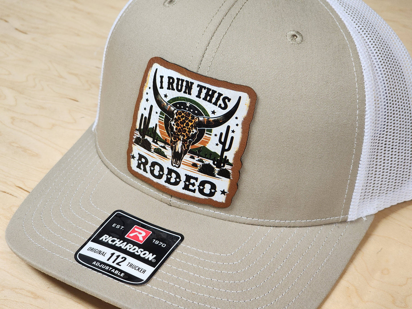 Rodeo Mesh Snapback Hat, Richardson 112, UV Printed Patch