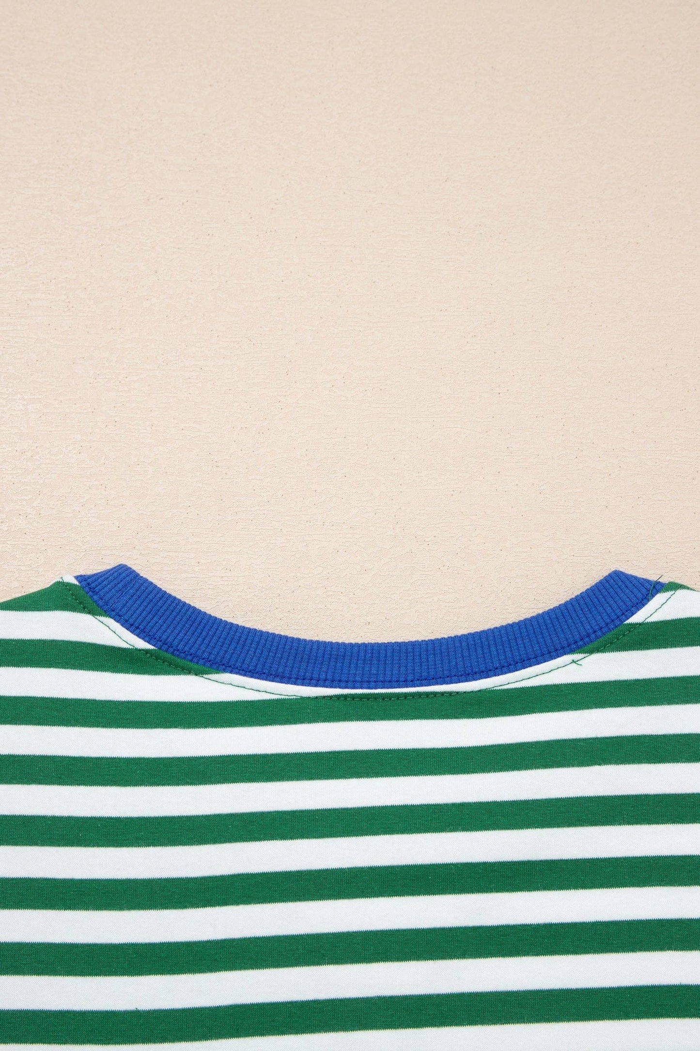 Rose Stripe Stripe Terry Tee and Shorts Set