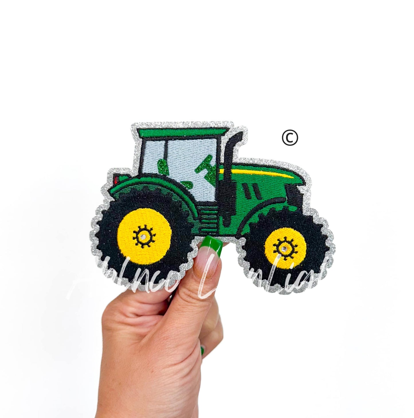 Tractor Embroidery Patch - Small      