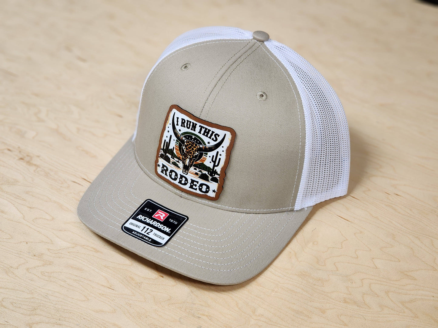 Rodeo Mesh Snapback Hat, Richardson 112, UV Printed Patch