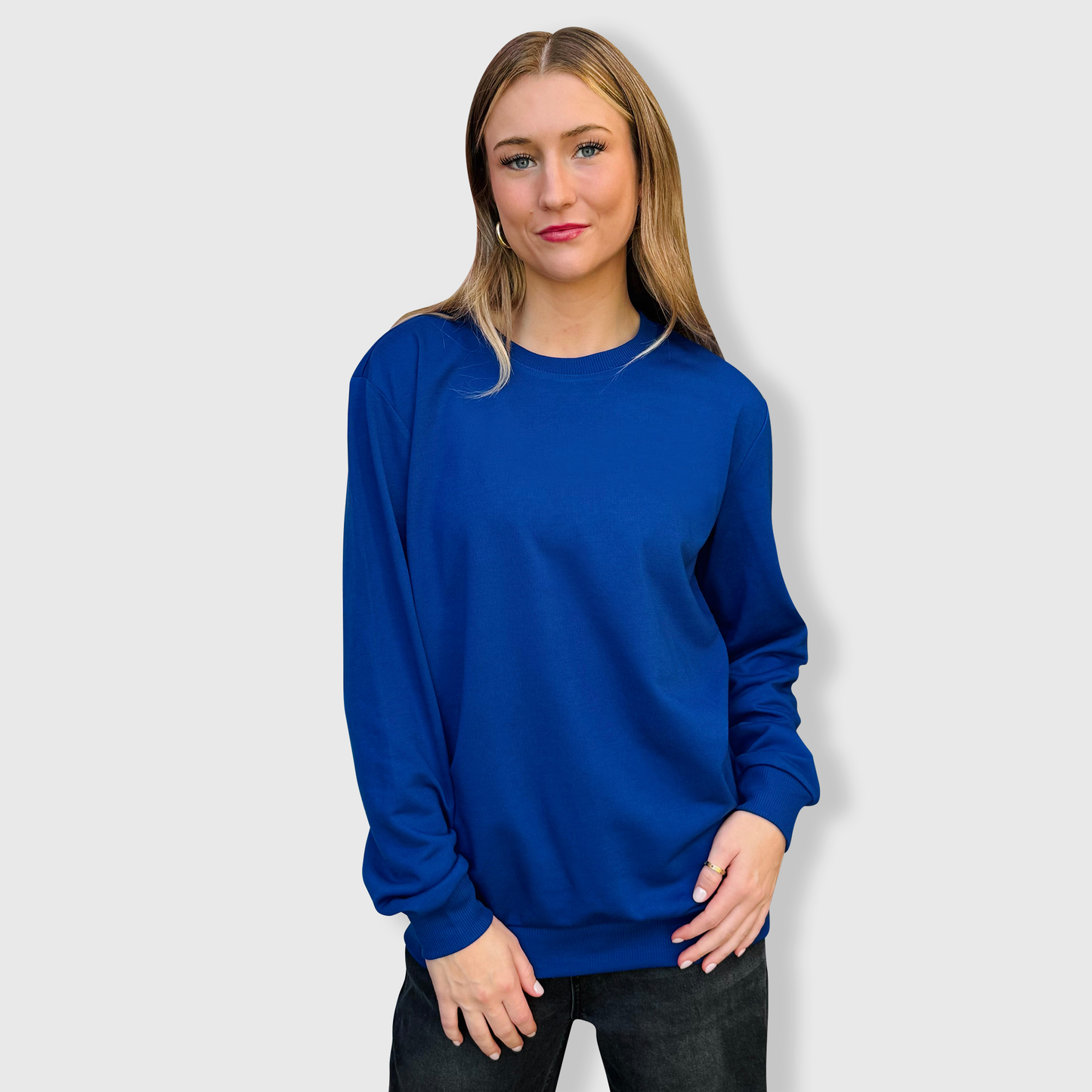 100% Polyester Sweatshirt Cotton-Feel