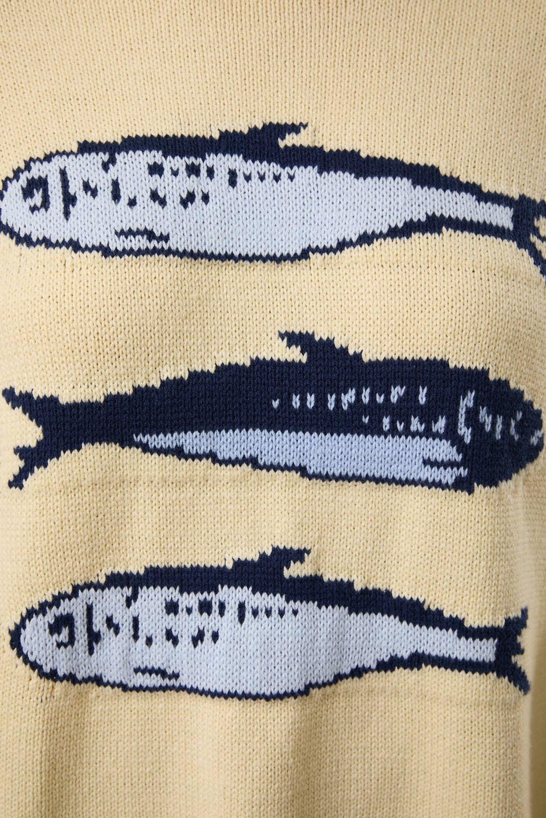 ROUND NECK 3 SARDINES SWEATER TOP