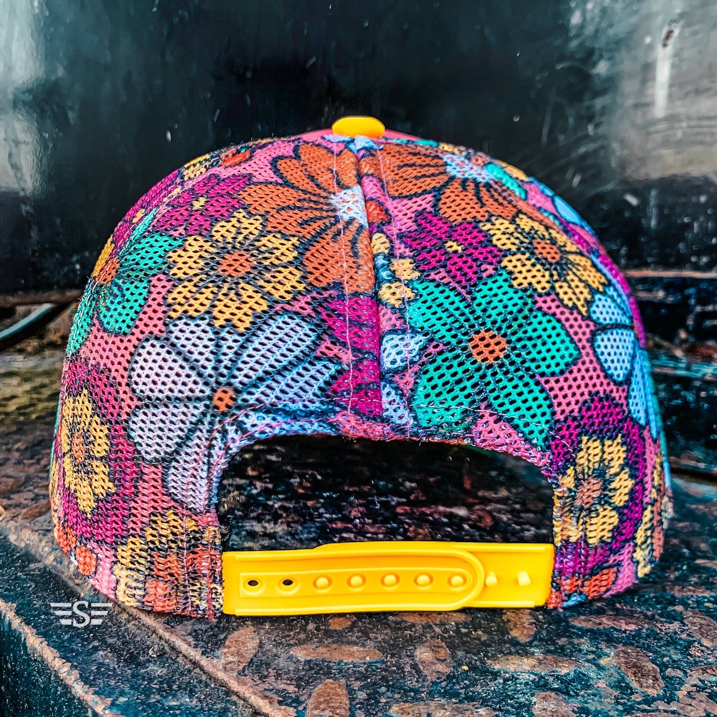 Magna Pony Floral Mesh Back Cap