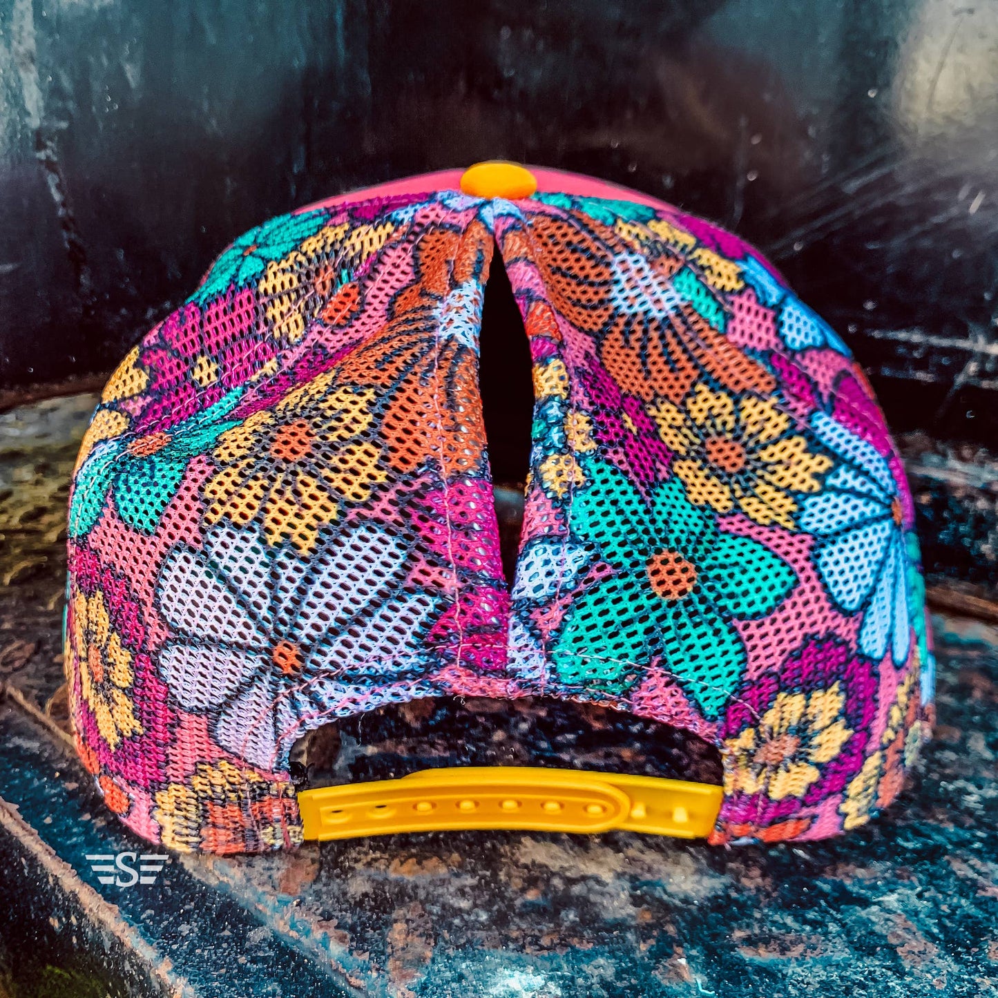 Magna Pony Floral Mesh Back Cap