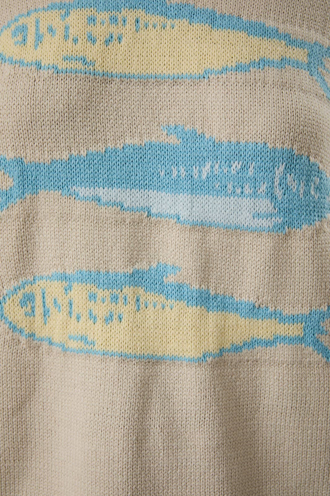 ROUND NECK 3 SARDINES SWEATER TOP